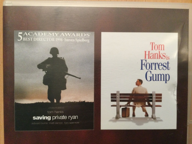 Saving private Ryan ja Forrest Gump- DVD:t