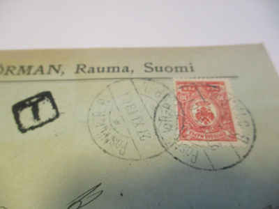 1913 Postilj R.P. raumalaisliikkeen lunastuskuori