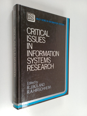 Critical issues in information systems research