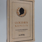 V.A. (suom.) Koskenniemi : Goethen runoja - pikkukuva 1