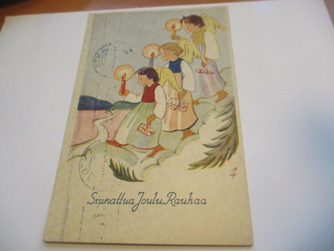 Järvinen Siunattua Joulu Rauhaa kp n 1940
