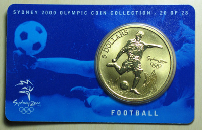 Juhlaraha Sydney Olympia Coin Collection 20 of 28 FOOTBALL