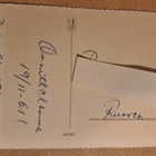 kukkakortti,3 neilikkaa, kulkenut käsipostissa 1961 - pikkukuva 2