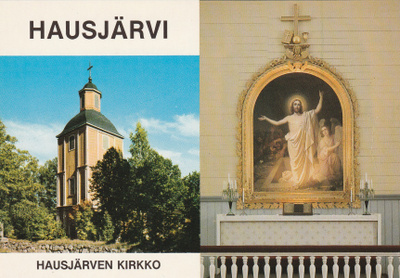 KIRKKOKORTTI - HAUSJÄRVEN KIRKKO - 2
