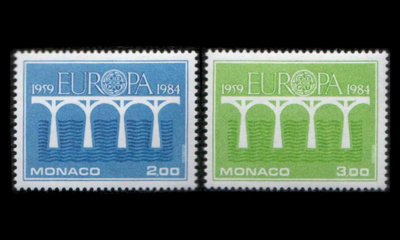 Monaco 1622-3 ** Europa (1984)