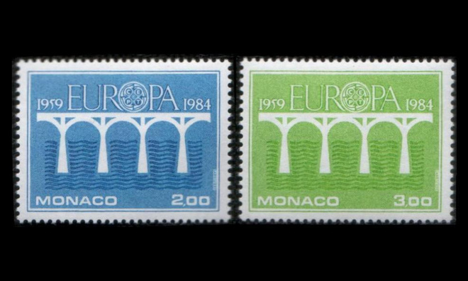 Monaco 1622-3 ** Europa (1984)