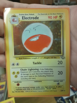 Electrode 2/64 Jungle Set RARE HOLOGRAPHIC card