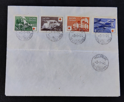 1944 FDC Punainen Risti