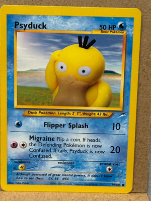 Pokémon Psyduck 79/105 – Neo Destiny (2002) – Vintage