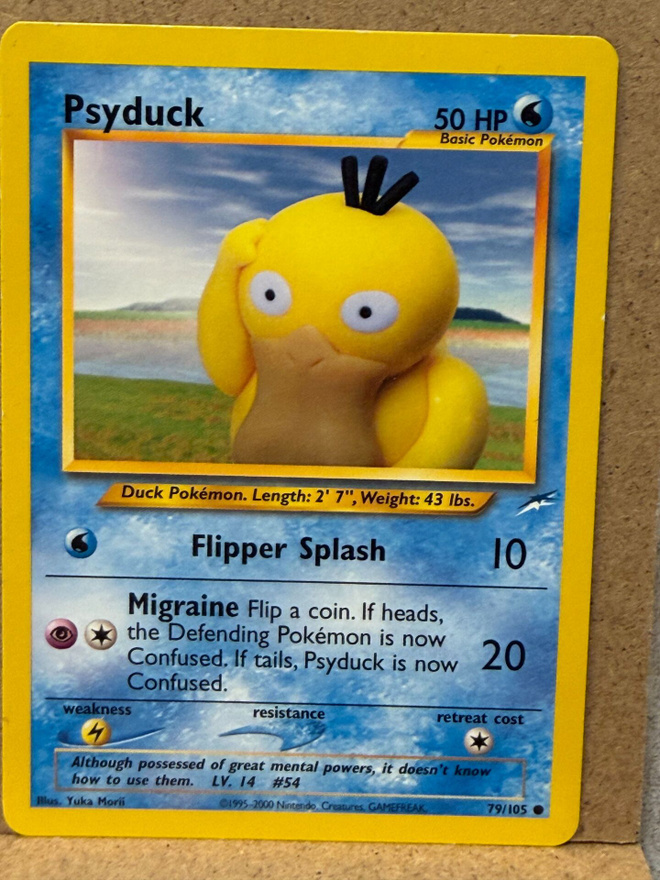 Pokémon Psyduck 79/105 – Neo Destiny (2002) – Vintage