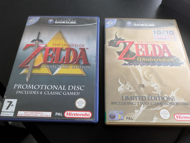 The Legend of Zelda -tuplapaketti (Nintendo GameCube)