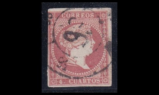 Espanja 40a o Isabella II 4 Cs (1858)
