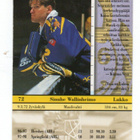 Jääkiekkokortti n:o 163 SINUHE WALLINHEIMO Lukko. Rauma - pikkukuva 2
