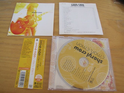 Sheryl Crow C'mon, C'mon cd japani 2002 obi liite bonuksia