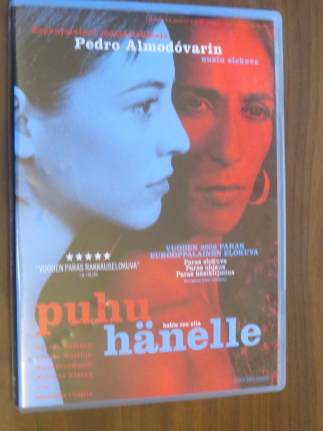 Pedro Almodóvar: Puhu hänelle DVD