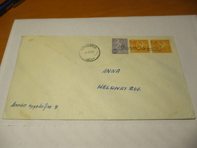 1965 Rummukkamäki (Jäppilä) rivil + Siikamäki