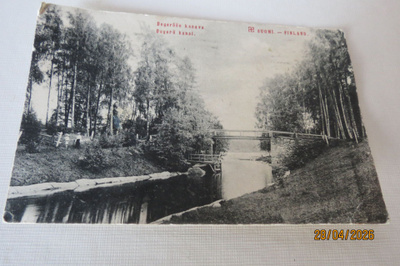 DEGERÖN KANAVA 1921 KULKENUT KORTTI