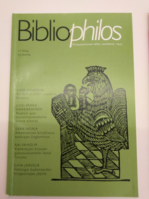 Bibliophilos 1-4/2024 lehti, 4 kpl