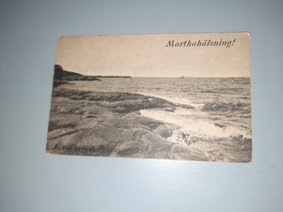 PK Ahvenanmaa Eckerö Tullbro MARTHAHÄLSNING!*