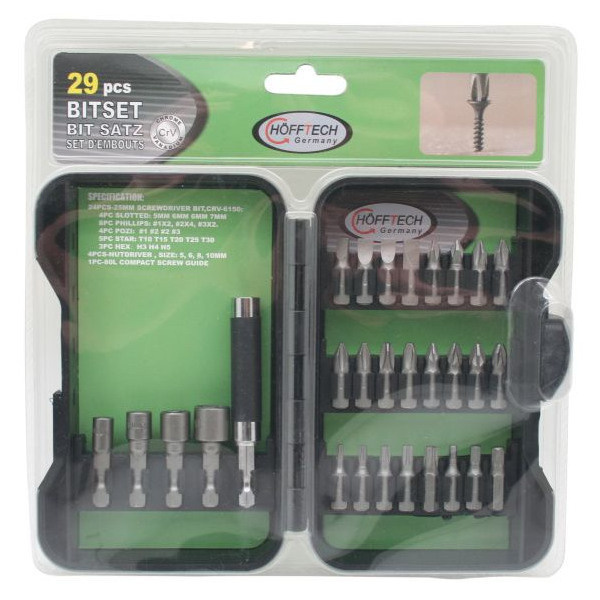 Höfftech Germany 29 osainen CrV Bit Sarja *UUSI*