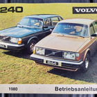 VOLVO 240 1980 saksankielinen ohjekirja - pikkukuva 1