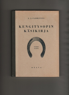 Fabritius: Kengitysopin käsikirja, Otava 1943 , 2.p., K3 ++
