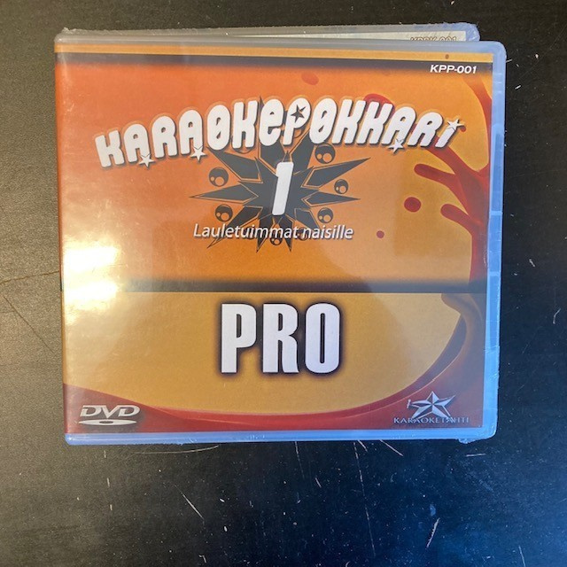 Karaokepokkari Pro 1 - Lauletuimmat naisille DVD (UUSI)
