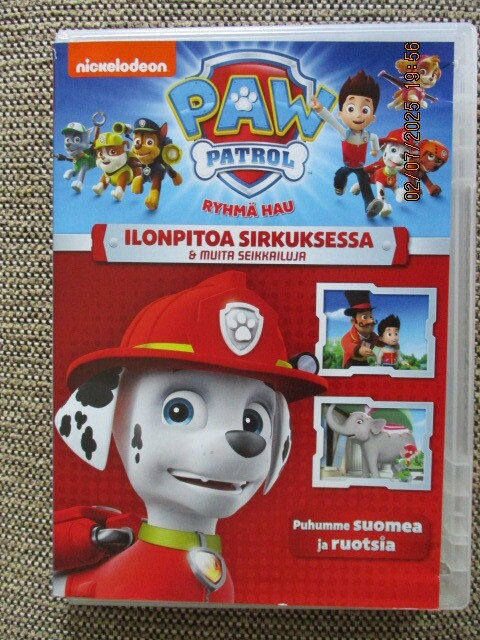 PAW PATROL - RYHMÄ HAU 4 (DVD) ILONPITOA SIRKUKSESSA & MUITA