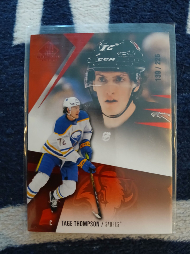 Tage Thompson - numeroitu kortti / Buffalo