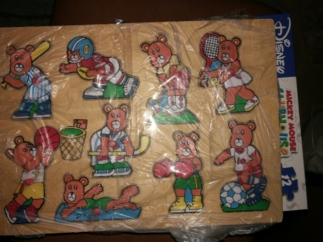 Puu palapeli puzzle karhu harrastukset