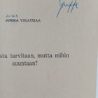Juha Vikatmaa : Uudistusta tarvitaan, mutta mihin suuntaa... - pikkukuva 2