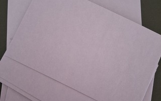 Kirjepaperi ja kuori 10 kpl sireeni