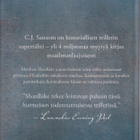 C.J. Sansom: Shardlake 7 Kapinalliset (kirjastopoisto) - pikkukuva 2
