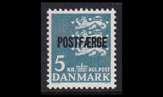Tanska PF_44 ** Vaakuna 5 Kr (1972)