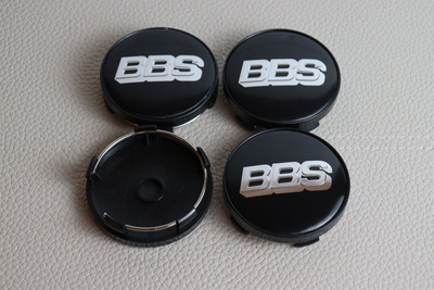 BBS vannekeskiöt – Kromi-musta – 60mm (4kpl sarj