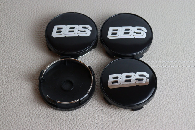 BBS vannekeskiöt – Kromi-musta – 60mm (4kpl sarj