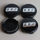 BBS vannekeskiöt – Kromi-musta – 60mm (4kpl sarj - pikkukuva 1