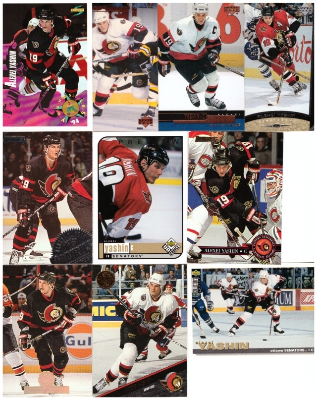 10 x ALEXEI YASHIN Ottawa Senators