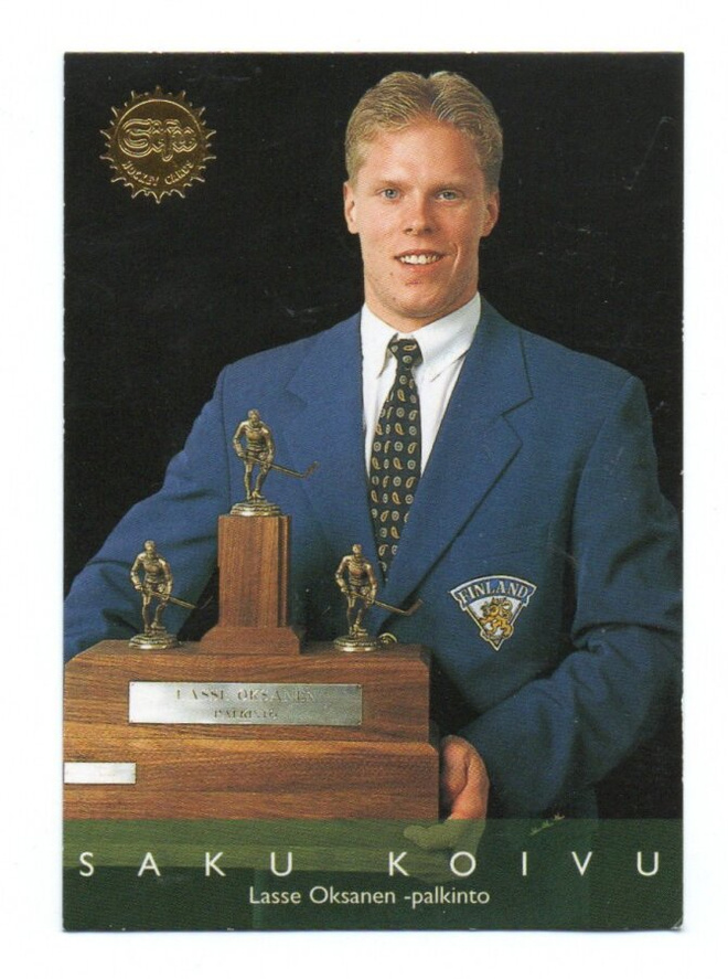 Jääkiekko n:o 400 SAKU KOIVU Leaf 1995