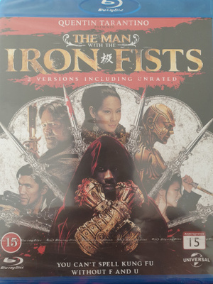 THE MAN WITH THE IRON FIST  BLU-RAY UUSI