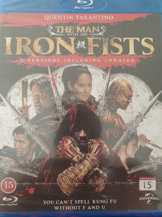 THE MAN WITH THE IRON FIST  BLU-RAY UUSI