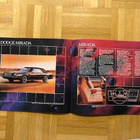 Esite Dodge mallisto 1982: LeBaron, Mirada ym - pikkukuva 5