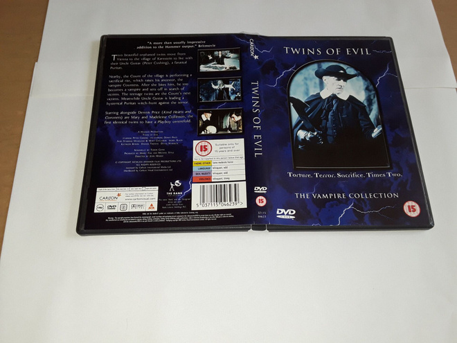 Twins of Evil - UK Region 2 DVD (Carlton)