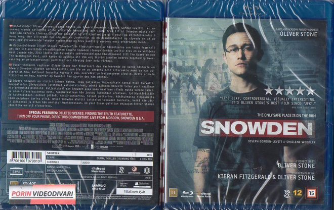 Snowden	(56 053)	UUSI		BLU-RAY			joseph gordon-levitt	2016