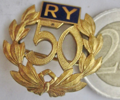 VANHA Merkki RY 50 Raittiuden Ystävät