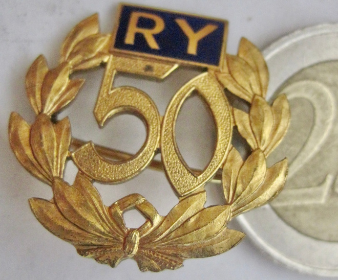 VANHA Merkki RY 50 Raittiuden Ystävät