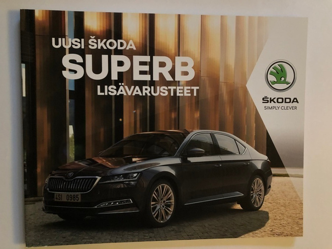 Myyntiesite - Skoda Suberb lisävarusteet - 8/2019
