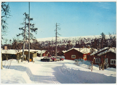 Saariselkä Lappi Inari retkeilykeskus 1973