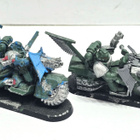 WH40K - 3kpl Space Marines Ravenwing Bikes [K127] - pikkukuva 2