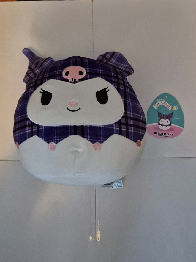 Squishmallows Sanrio Purble Plaid h=20 cm (#3317)